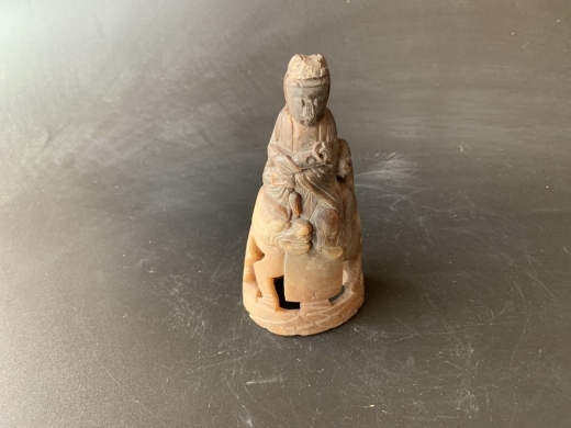 牛角雕观音