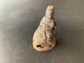 牛角雕观音