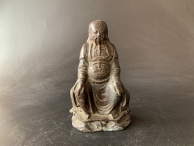 紫铜坐像