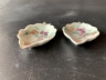粉彩形碟一组