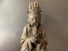 铜漆金坐像