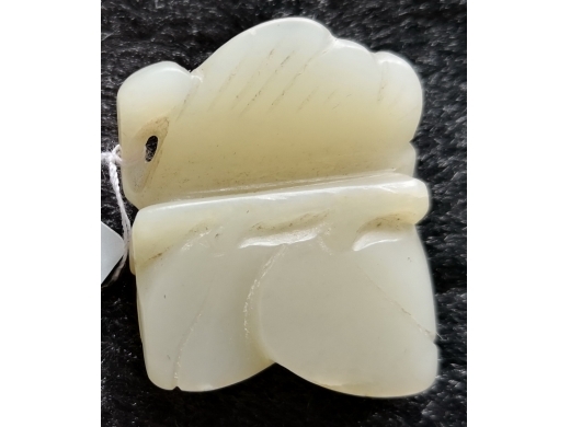 白玉福寿挂件