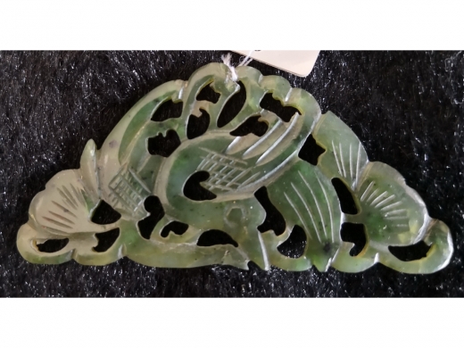 碧玉花鸟片