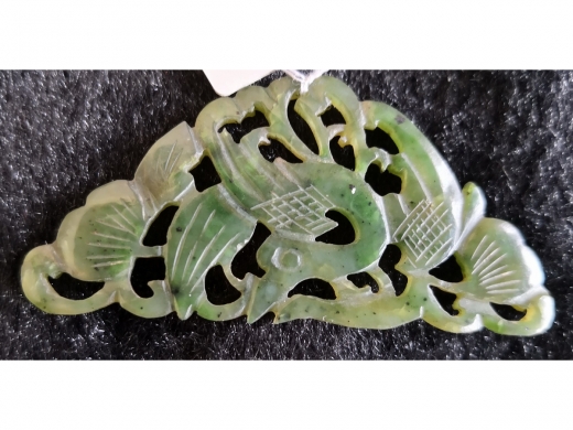 碧玉花鸟片