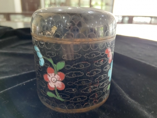 景泰蓝茶叶缸