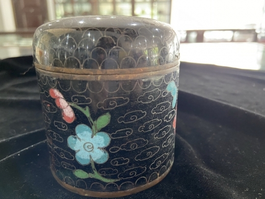 景泰蓝茶叶缸