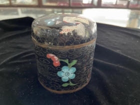 景泰蓝茶叶缸