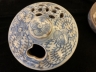青花油灯