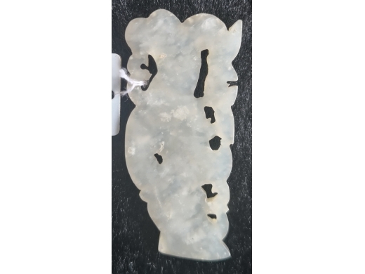 白玉执荷童子