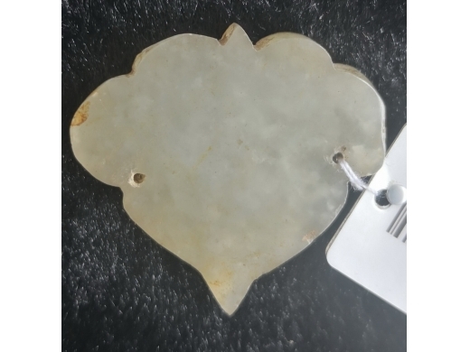 白玉灵芝挂件