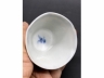 青花寿字纹八方茶盏