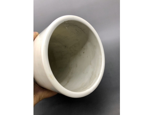 刻瓷清供纹帽筒