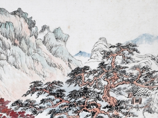 朱梅邨《夏木垂荫》