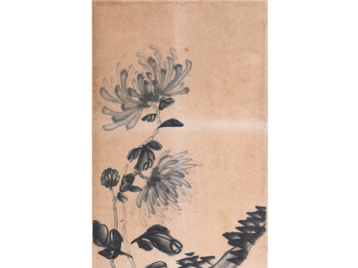 周让《花卉四条屏》