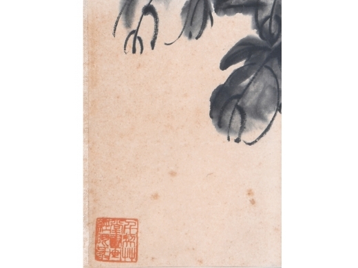 周让《花卉四条屏》