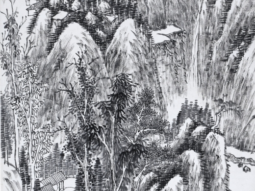 铁华《山水》