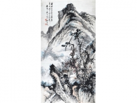 姚叔平《山水》
