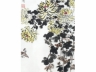 田登五《战地黄花分外香（带框)  菊花》