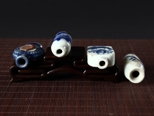 青花小药瓶一组