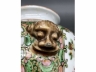 广彩描金狮钮苹果尊