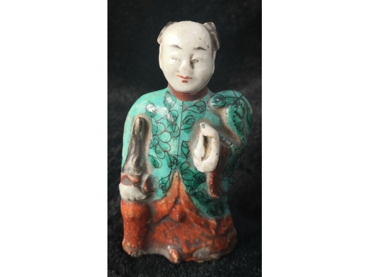 三彩人物瓷俑