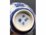 青花蝠寿纹八角茶盅
