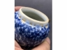 青花缠枝牡丹纹鸡心鸟食罐