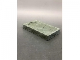 绿端石角花长方砚