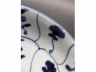 青花灵芝纹盘