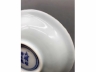 青花牡丹纹折沿碟