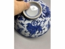 青花福寿康宁大盖碗