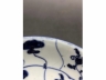 青花灵芝纹盘