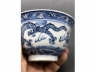 青花双龙戏珠纹茶盏