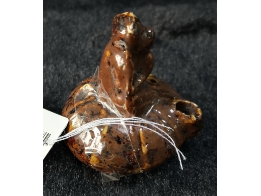 酱釉瓷砚滴