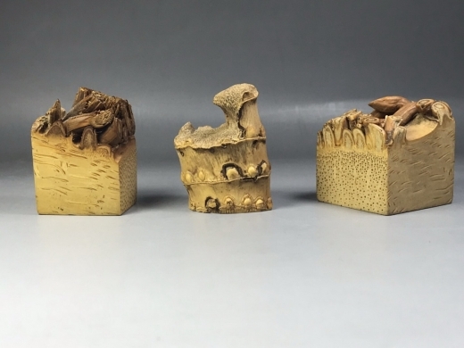 竹雕摆件、印章