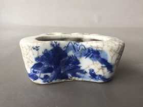 青花纹水丞