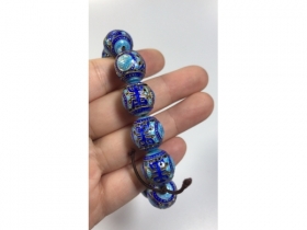 景泰蓝烧蓝手串