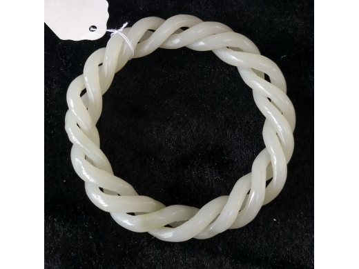 白玉绞丝手镯