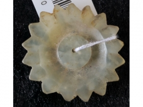 白玉珠花佩