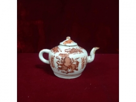 红花茶壶
