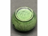 绿釉竹篓型插笔水盂