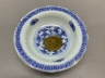 青花高足盘