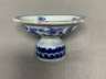 青花高足盘