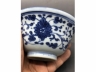 青花缠枝宝相花纹盖碗