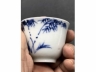 青花竹枝纹铃铛杯