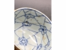 青花淡描冰梅纹米通花茶碗