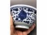 青花缠枝宝相花纹盖碗