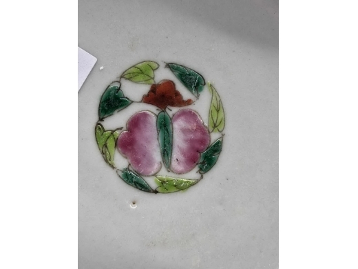 粉彩四季花卉纹碗