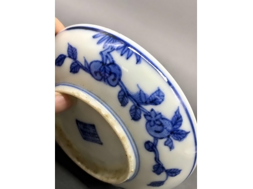 青花宝相花小盘