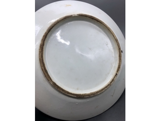 粉彩清白传家纹大盘
